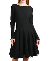 Alaïa black midi dress
